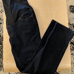Loft Maternity Jeans, Straight Leg, Size 6